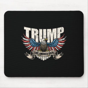 Trump 2024 Flag Take America Byck Men Women Donald Mouse Pad