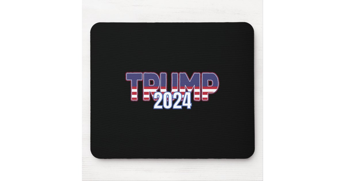 Trump 2024 For President Conservative Republican Mouse Pad Zazzle