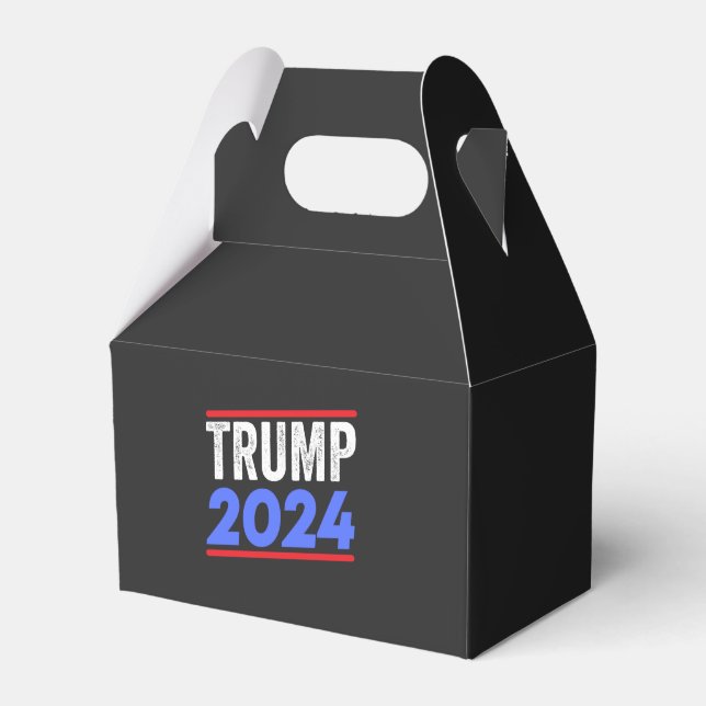 Trump 2024 For President Donald Jr. Maga Election Favor Boxes (Front Side)