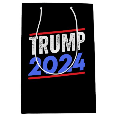 Trump 2024 For President Donald Jr Maga Election Medium Gift Bag