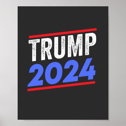 Trump 2024 For President Donald Jr Maga Election Poster