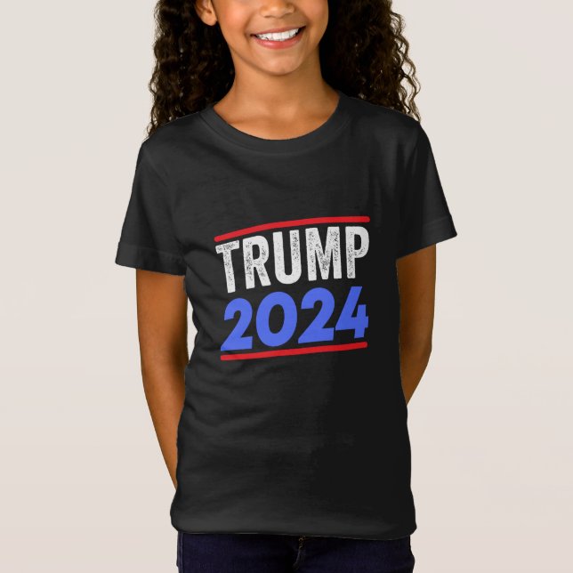 Trump 2024 For President Donald Jr. Maga Election T-Shirt (Front)