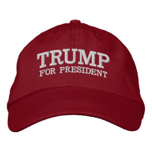 Trump 2024 For President Embroidered Baseball Cap