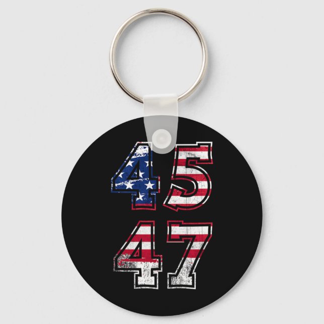 Trump 2024 For President  Keychain (Front)
