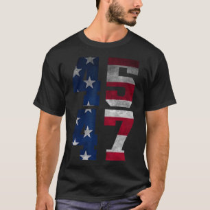 Trump 2024 For President Us Flag T-Shirt