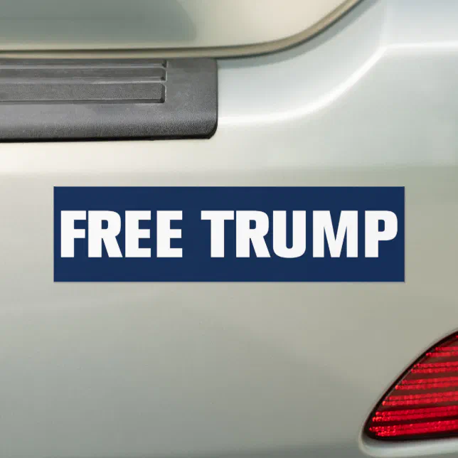 Trump 2024 Free Trump Bumper Sticker Zazzle