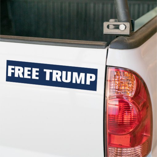 Trump 2024 Free Trump Bumper Sticker Zazzle