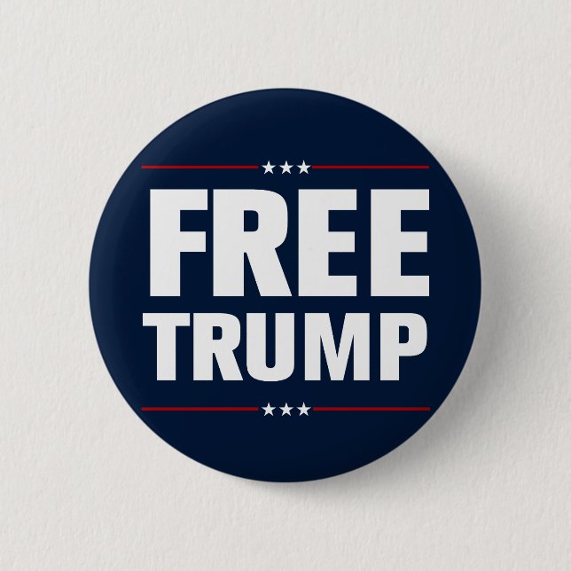 Trump 2024 Free Trump Button (Front)
