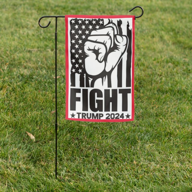 TRUMP 2024 GARDEN FLAG (In SItu)