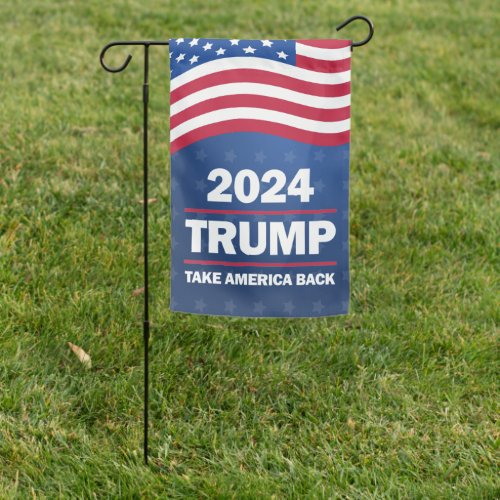Trump 2024 Garden Flag Take America Back