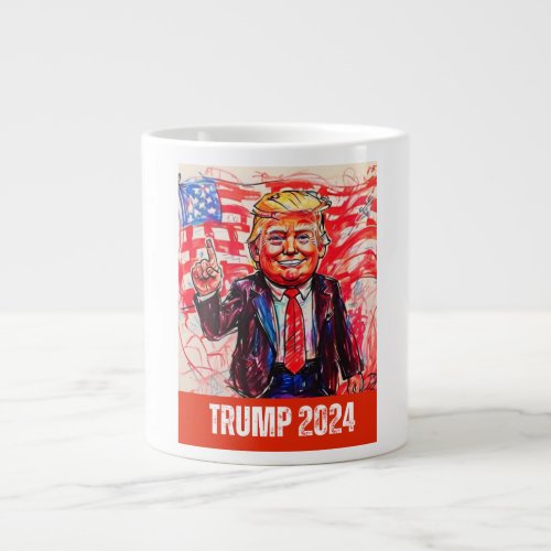 TRUMP 2024 GIANT COFFEE MUG