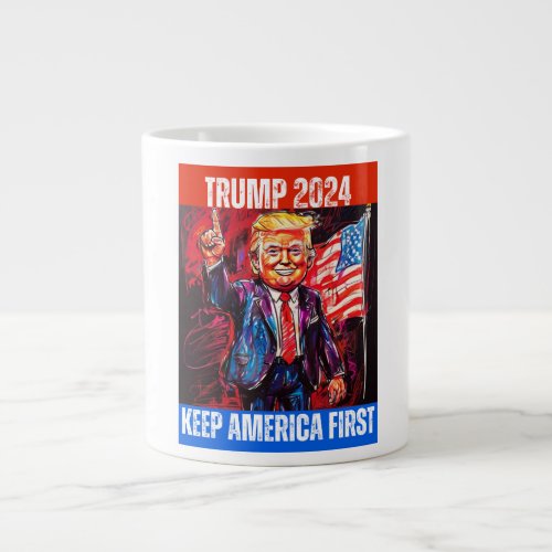 TRUMP 2024 GIANT COFFEE MUG