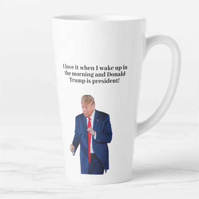 Trump 2024 Gift Latte Mug (Right)