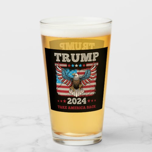 Trump 2024 glass