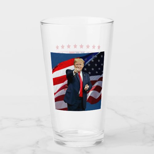 Trump 2024 glass