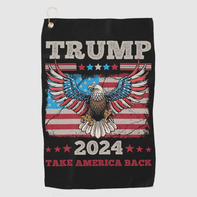 Trump 2024 golf towel (Front)