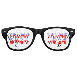 Trump 2024 Groovy Patriotic Retro Sunglasses