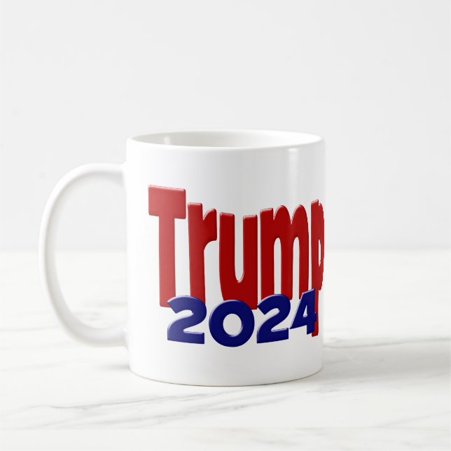 Trump 2024 half coffee mug (Left)