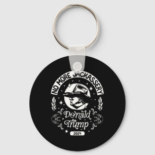 Trump 2024 Head Cowboy Usa 2024 Vote Election Us Keychain
