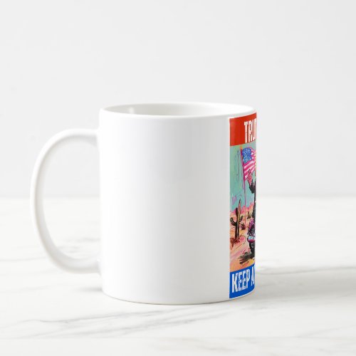 TRUMP 2024 KEEP AMERICA FIRST COFFEE MUG