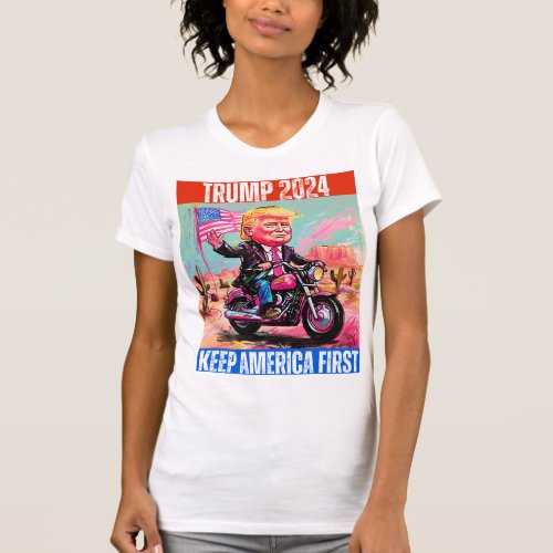 TRUMP 2024 KEEP AMERICA FIRST T_Shirt