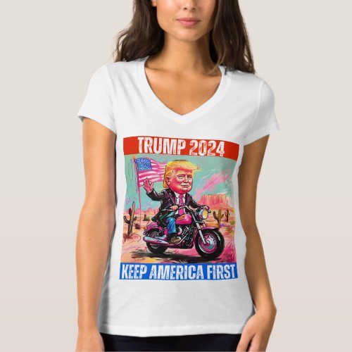 TRUMP 2024 KEEP AMERICA FIRST T_Shirt