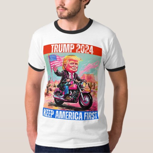 TRUMP 2024 KEEP AMERICA FIRST T_Shirt