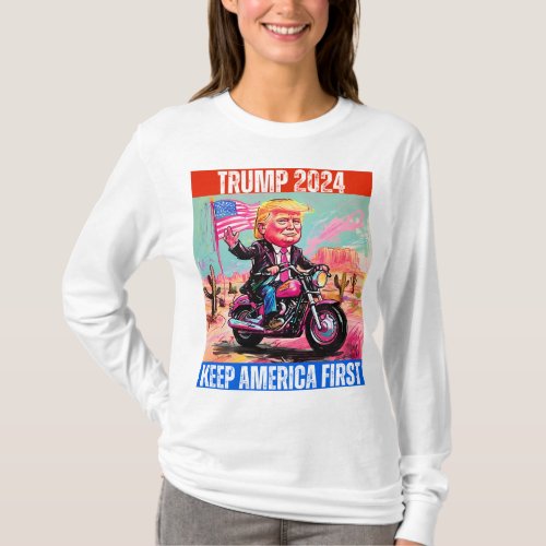 TRUMP 2024 KEEP AMERICA FIRST T_Shirt