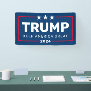 Trump 2024 Vinyl Banner Sign Free Overnight Shipping 