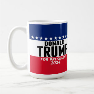 Trump 2024 Keep America Great - blue red Coffee Mug