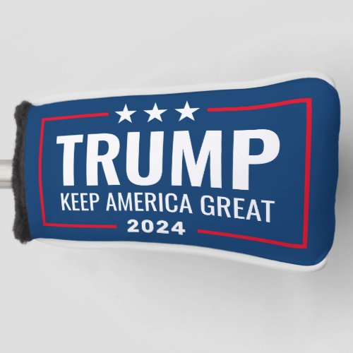 Trump 2024 Keep America Great _ blue red Golf Head Cover