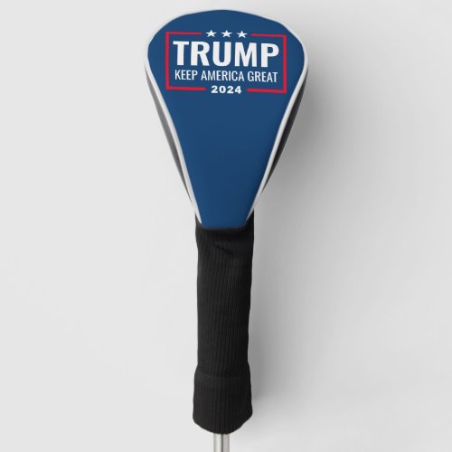 Trump 2024 Keep America Great _ blue red Golf Head Cover