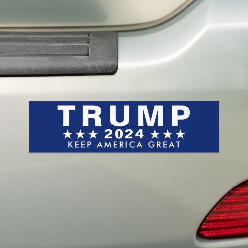 Trump 2024 Keep America Great Bumper Sticker