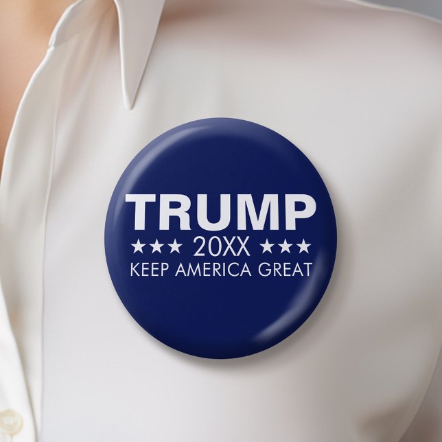 Trump 2024 Keep America Great Button (Trump 2024 Button)