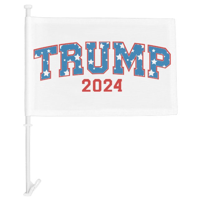  Trump 2024 Keep America Great Car Flag (Front)