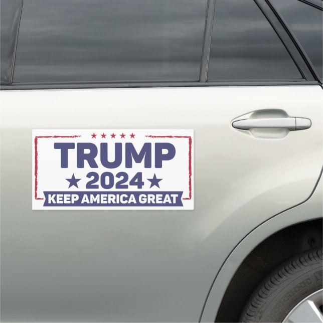 Trump 2024 - Keep America Great Car Magnet (In Situ)