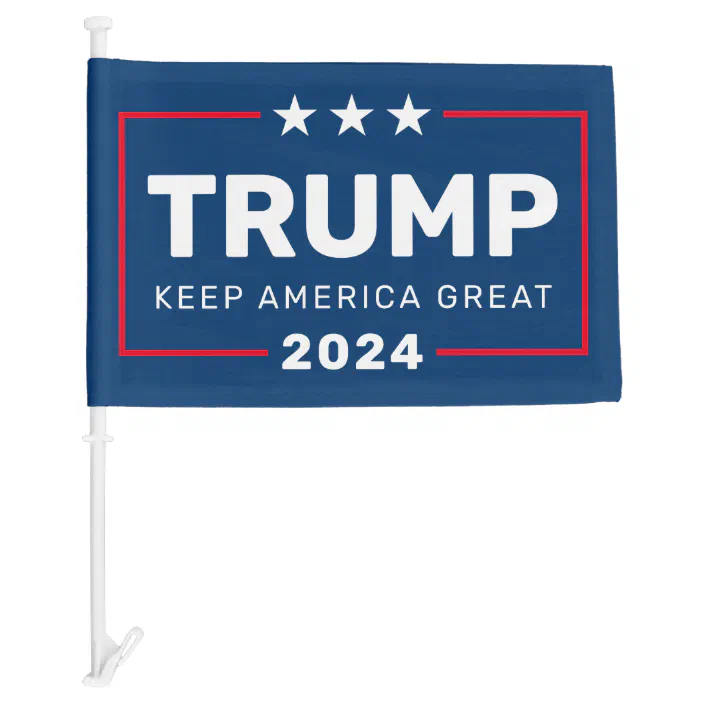 Donald Trump 2020 Double Sided Printed Flag Keep America Great No More BS Bu 