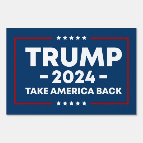 Trump 2024 Keep America Great _ Classic design Car Sign