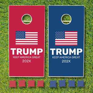 Trump 2024 Keep America Great Cornhole Set