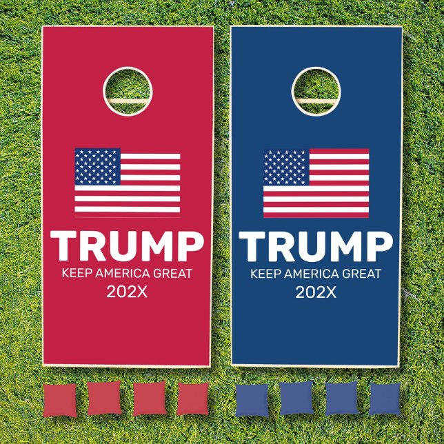 Trump 2024 Keep America Great Cornhole Set (Creator Uploaded)