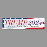Trump 2024 Keep America Great #KAG Bumper Sticker