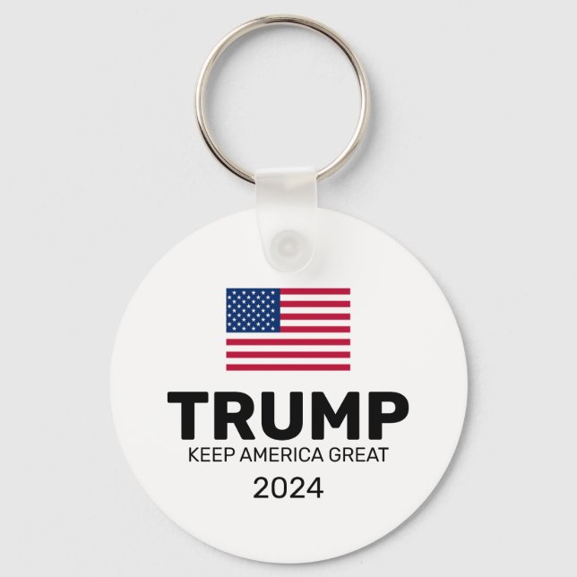 Trump 2024 Keep America Great Keychain (Front)