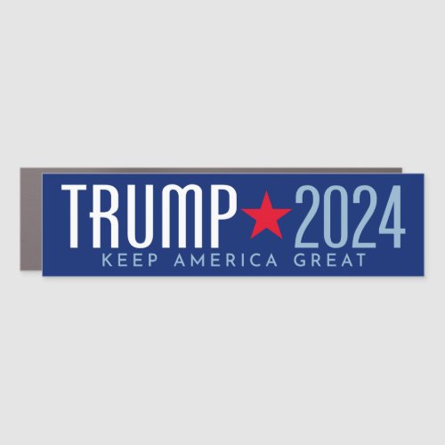 Trump 2024 Keep America Great _ red blue Car Magnet