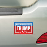 Trump 2024 Keep America Great Stars Frame Car Magnet