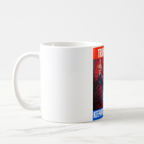 TRUMP 2024 KEEPING AMERICA FIRST COFFEE MUG