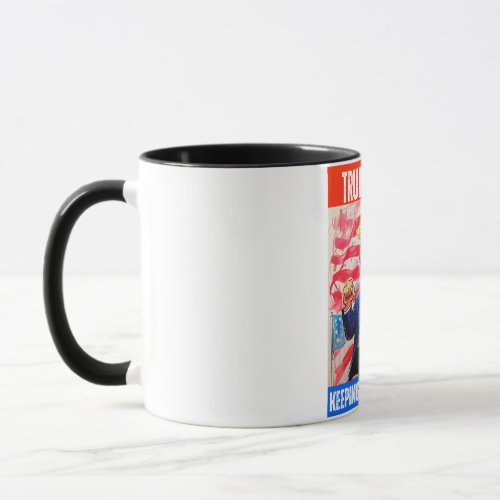 TRUMP 2024 KEEPING AMERICA FIRST MUG