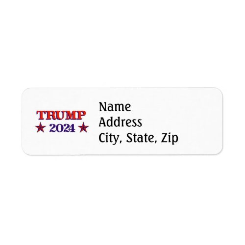 Trump 2024 Label