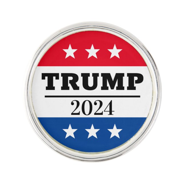 TRUMP 2024 LAPEL PIN (Front)