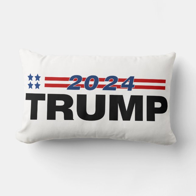 Trump 2024 lumbar pillow (Front)