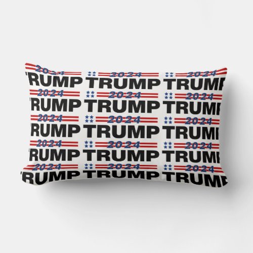 Trump 2024 lumbar pillow